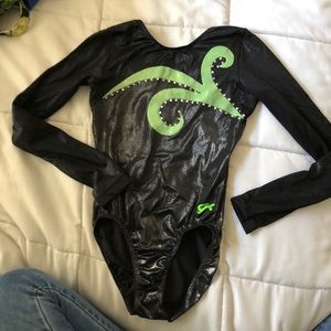 Long sleeve gk elite gymnastics leotard